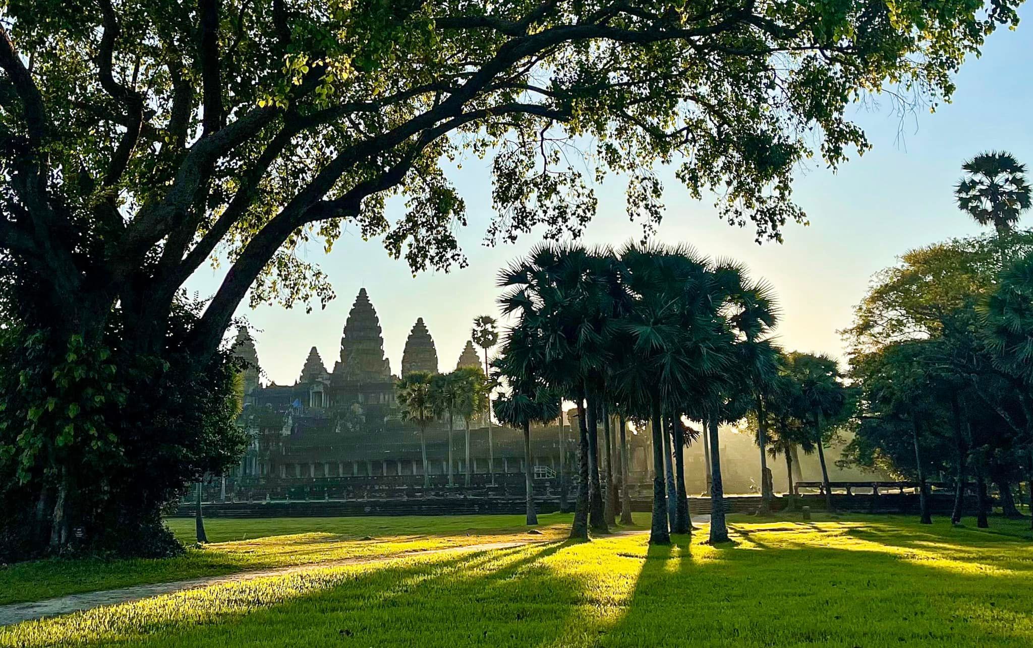 The Majestic Morning Sunrise at Angkor Wat