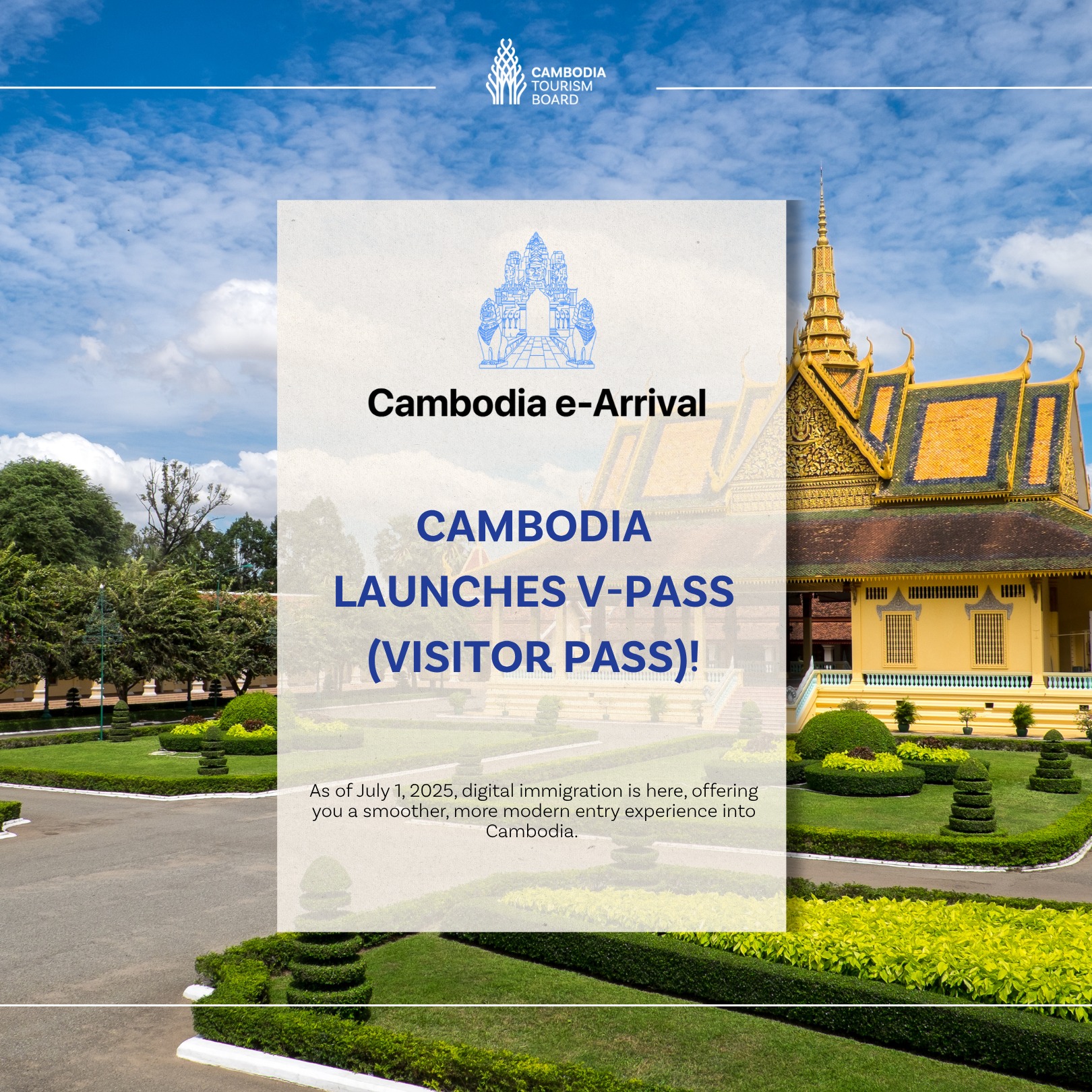Visitor Pass system has officially begun
