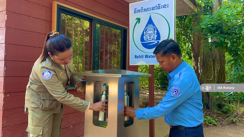 Water Refill Stations Expanded in Angkor Park